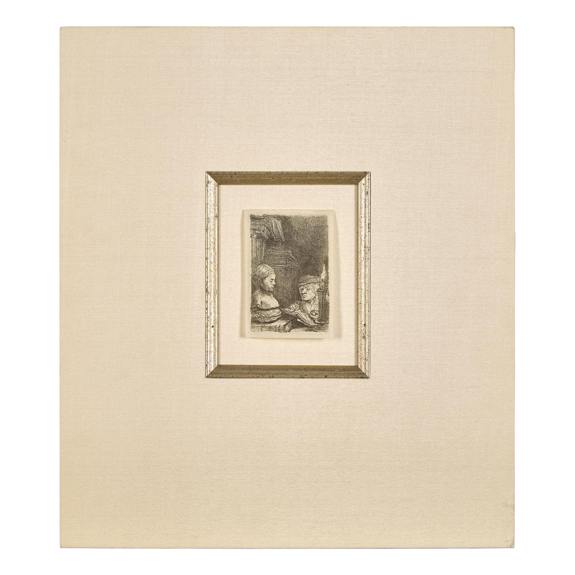 Rembrandt van Rijn (Dutch, 1606–1669) — Man Drawing from a Cast , 1641