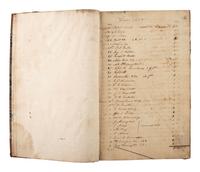 [KENTUCKY - MAMMOTH CAVE]. CROGHAN, John (1790-1849). Mammoth Cave Acct. Book. Manuscript ledger. Mammoth Cave, KY, 20 May 1846-16 June 1848.