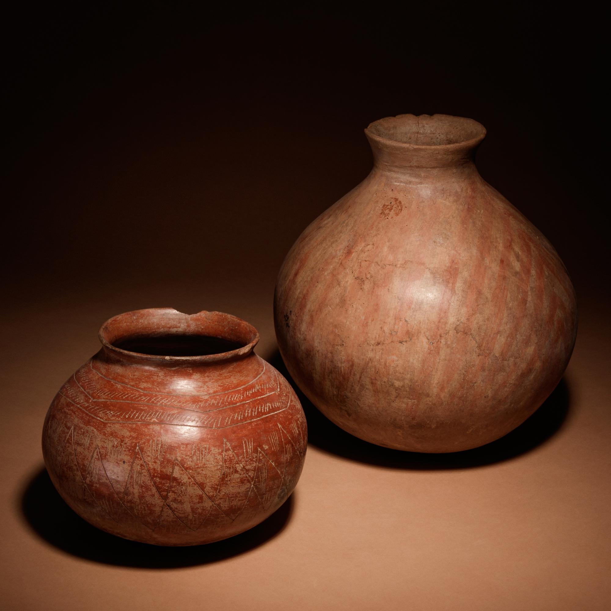 Two Pre-Columbian Terracotta Vases