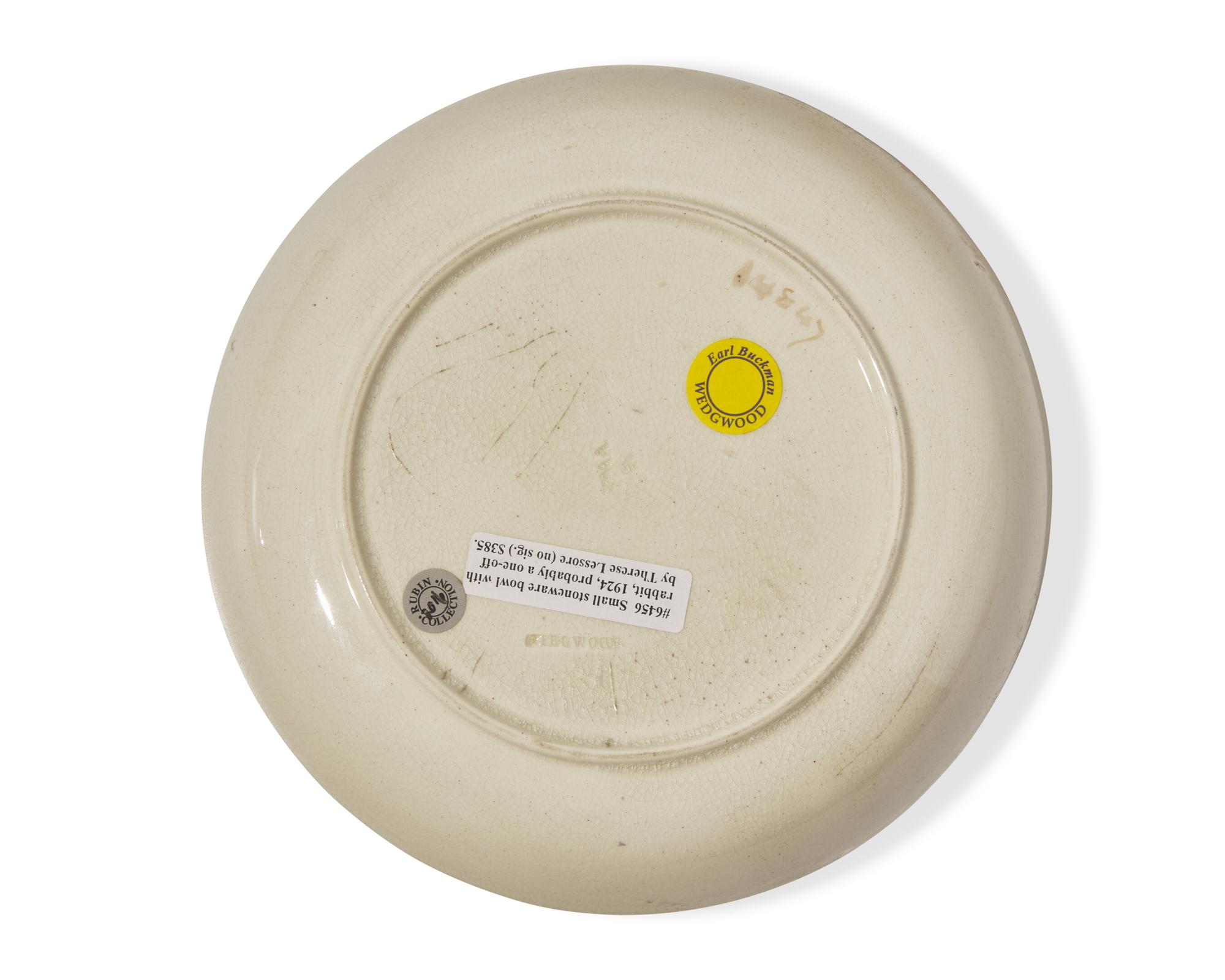 A Wedgwood Painted Stoneware Dish