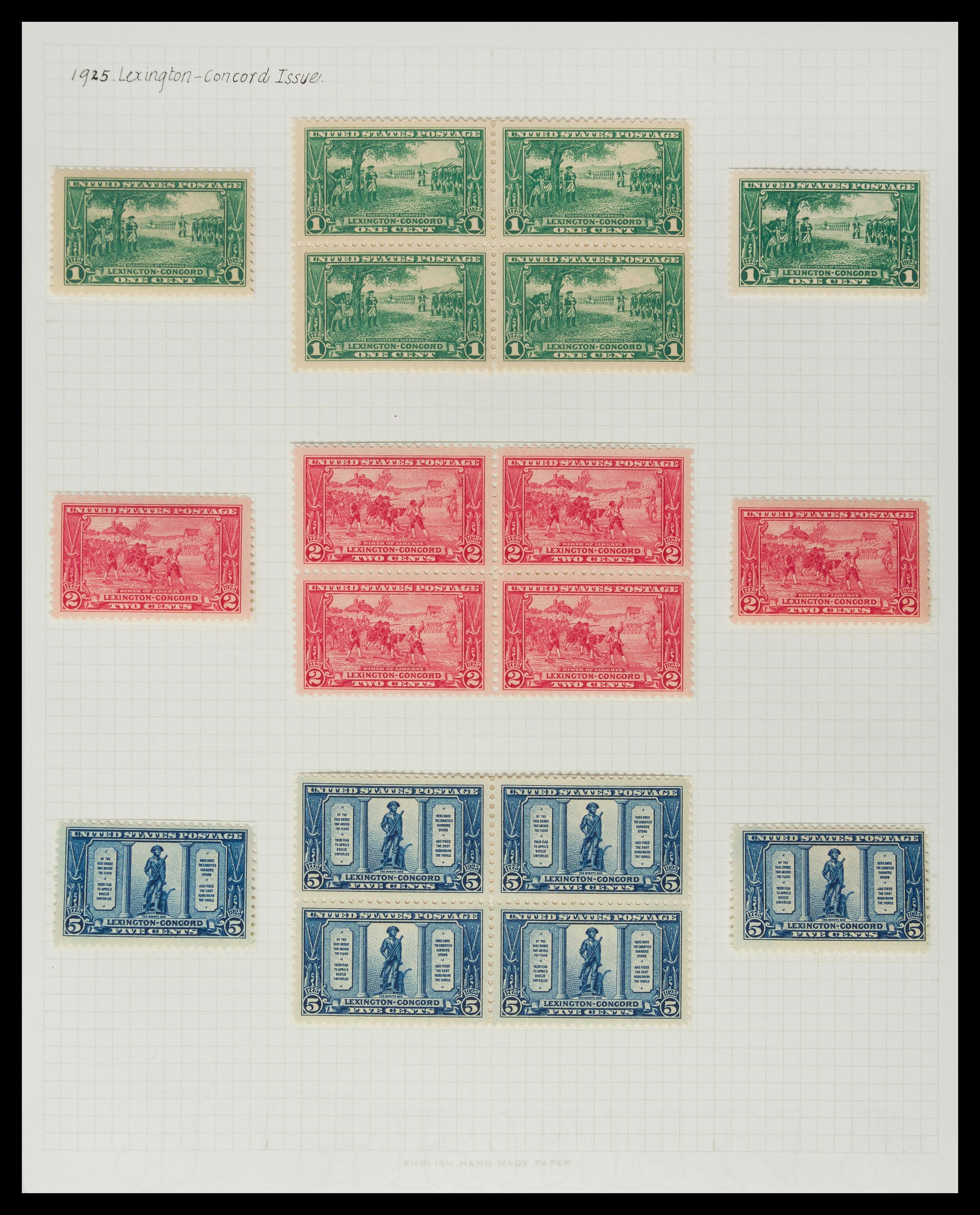 A Collection of United States Commemorative Stamps — 1904-1932