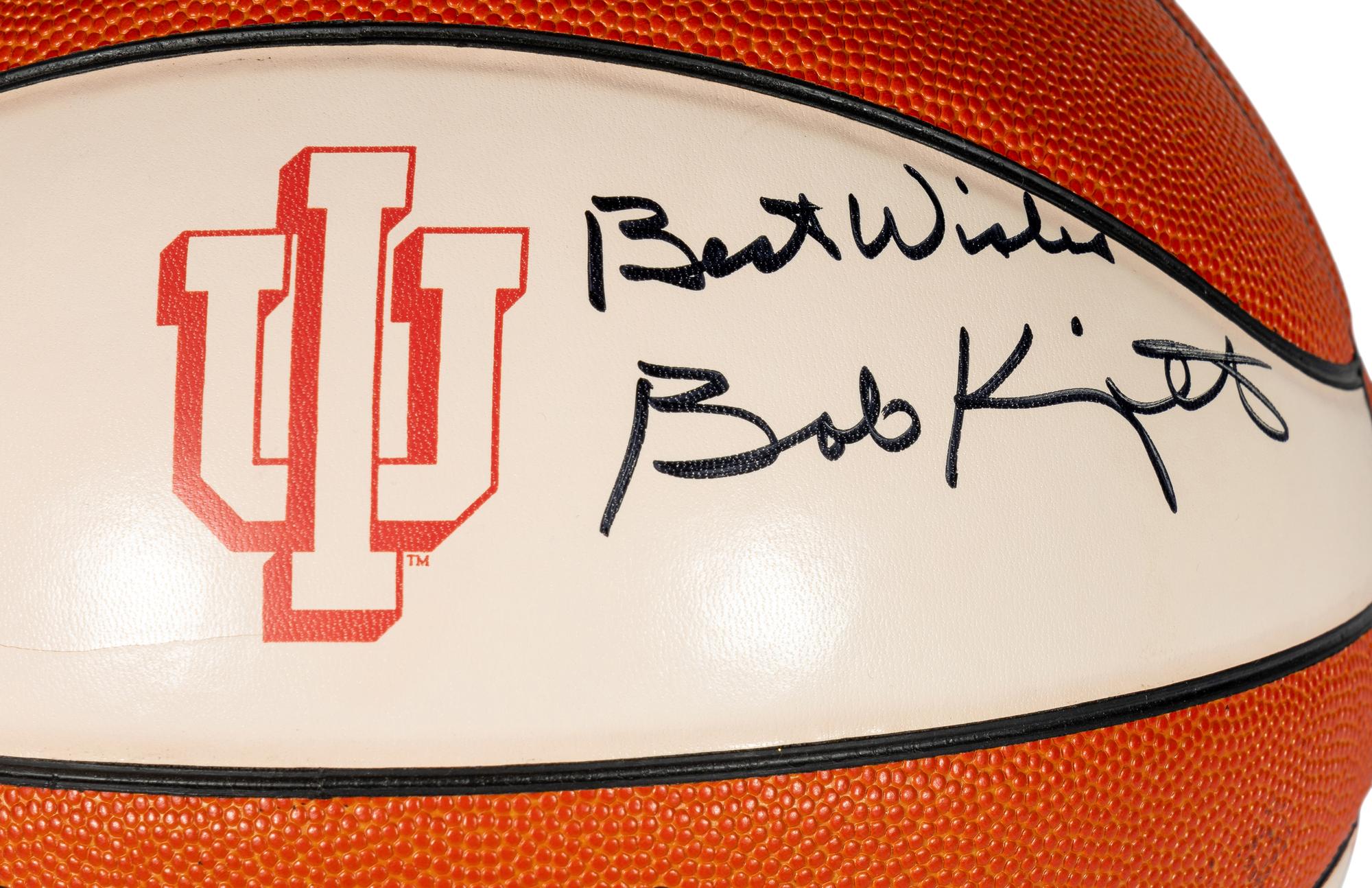 A Group of Indiana Basketball Signed Autograph Items,