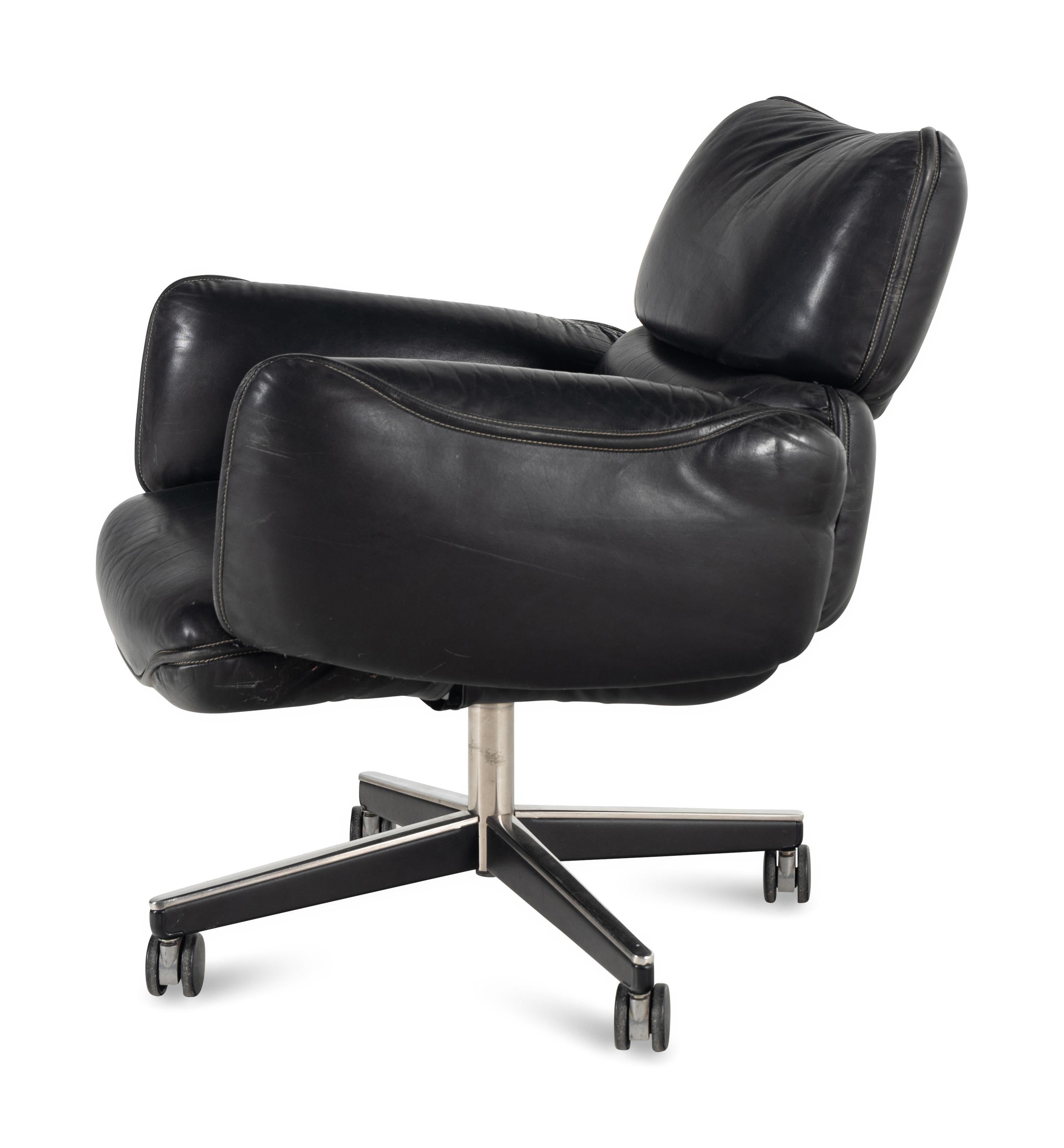 Executive Swivel Chair, c. 1974 Knoll International, USA