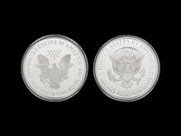 [PRIVATE ISSUE] Two 1/2-Pound Silver Rounds