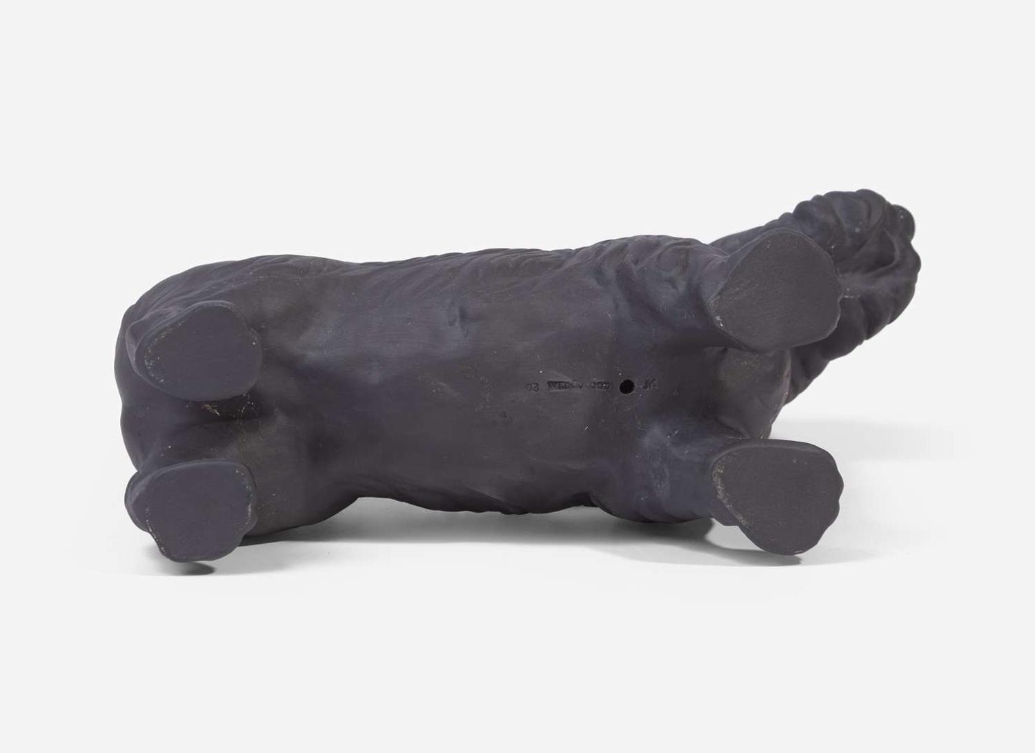 A Wedgwood Black Basalt Figure of a Scottie Dog, UK, 2003