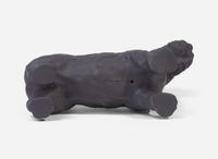 A Wedgwood Black Basalt Figure of a Scottie Dog, UK, 2003