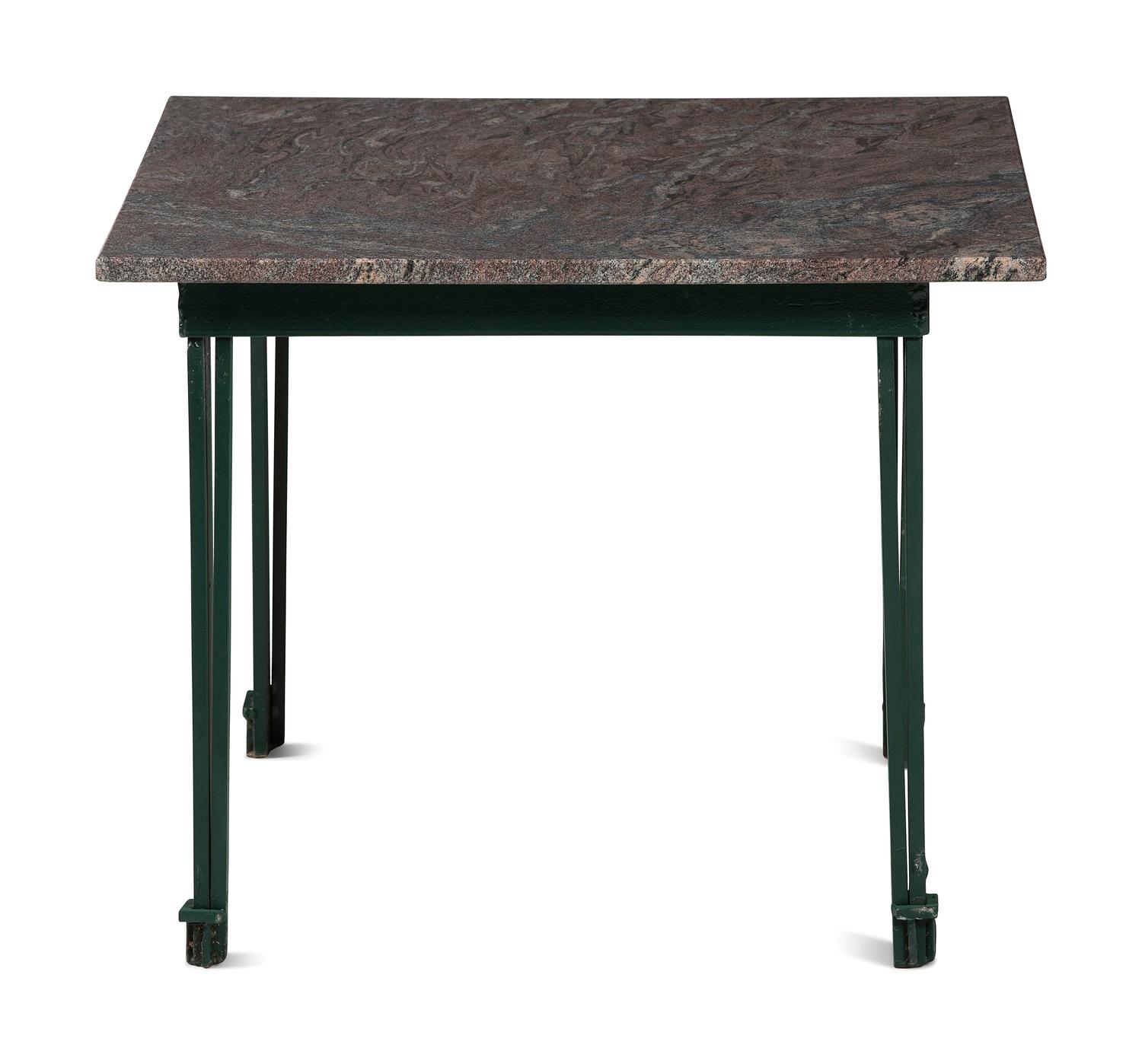 A Suite of Painted Metal Windsor Patio Furniture