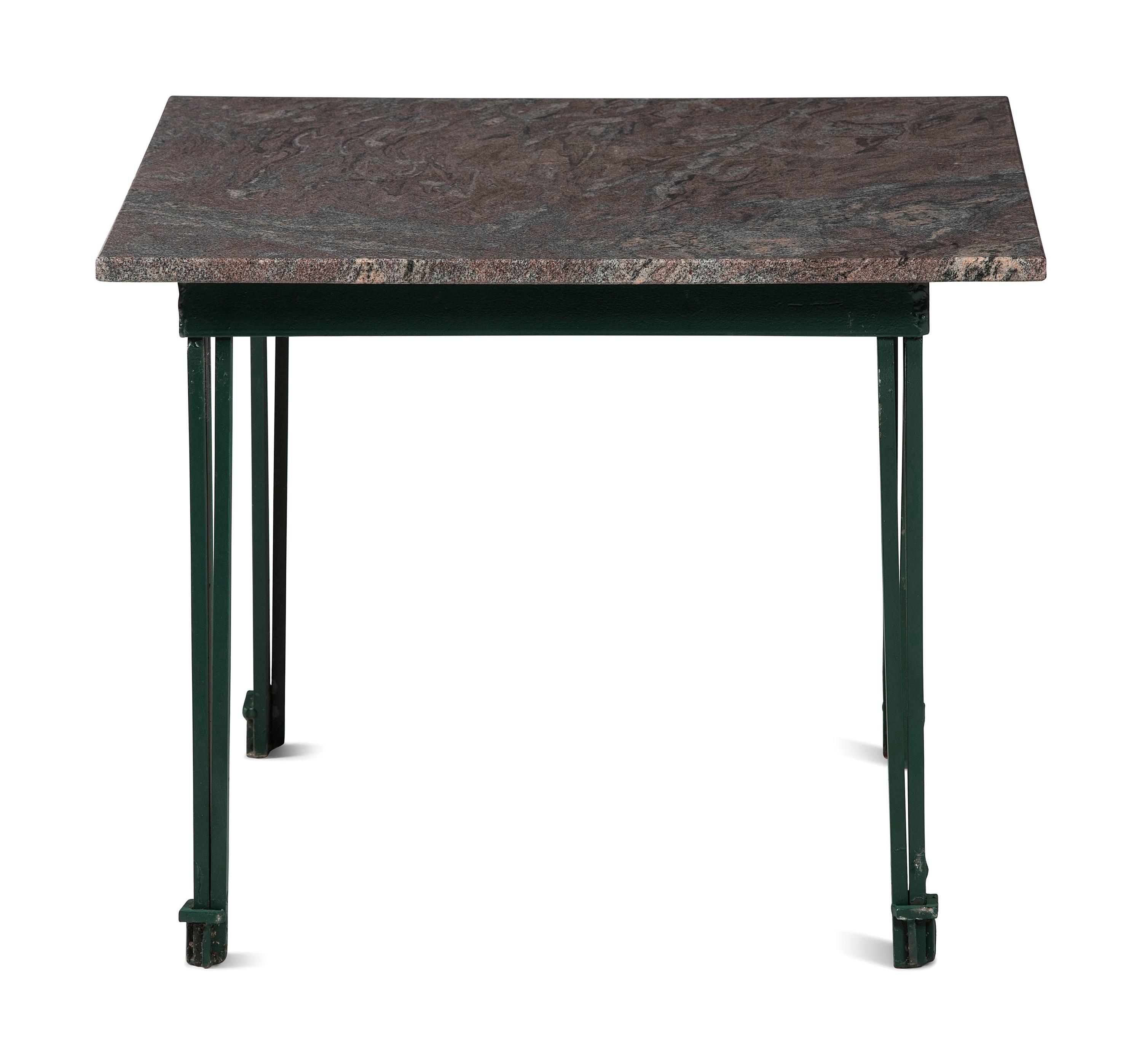 A Suite of Painted Metal Windsor Patio Furniture
