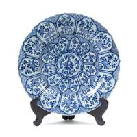 A Large Chinese Canton Enamel Charger 19TH CENTURY Diameter 16 x depth 2 1/4 inches. — 19TH CENTURY