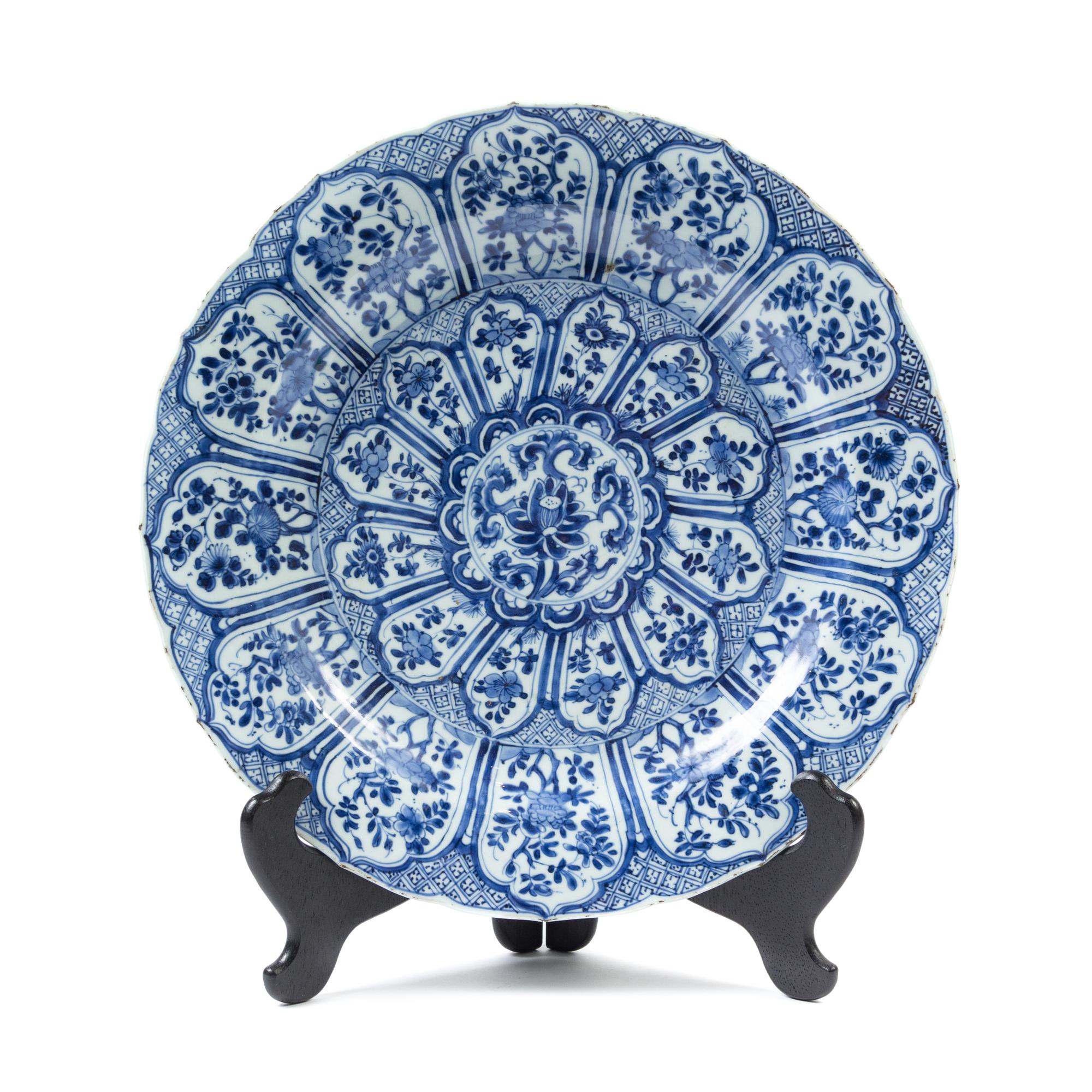 A Large Chinese Canton Enamel Charger 19TH CENTURY Diameter 16 x depth 2 1/4 inches. — 19TH CENTURY