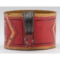 Oklahoma Land Rush of 1889, Beautifully Painted First Piece of Tinware Made in Guthrie, OK