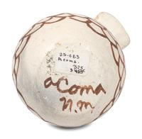 Pair of Contemporary Acoma Pottery, PLUS Acoma Pottery Owl Piggy Bank