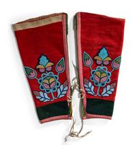 Nez Perce Beaded Wool Leggings
