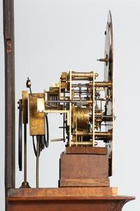 A Winterhalder and Hofmeier Oak Tall Case Clock