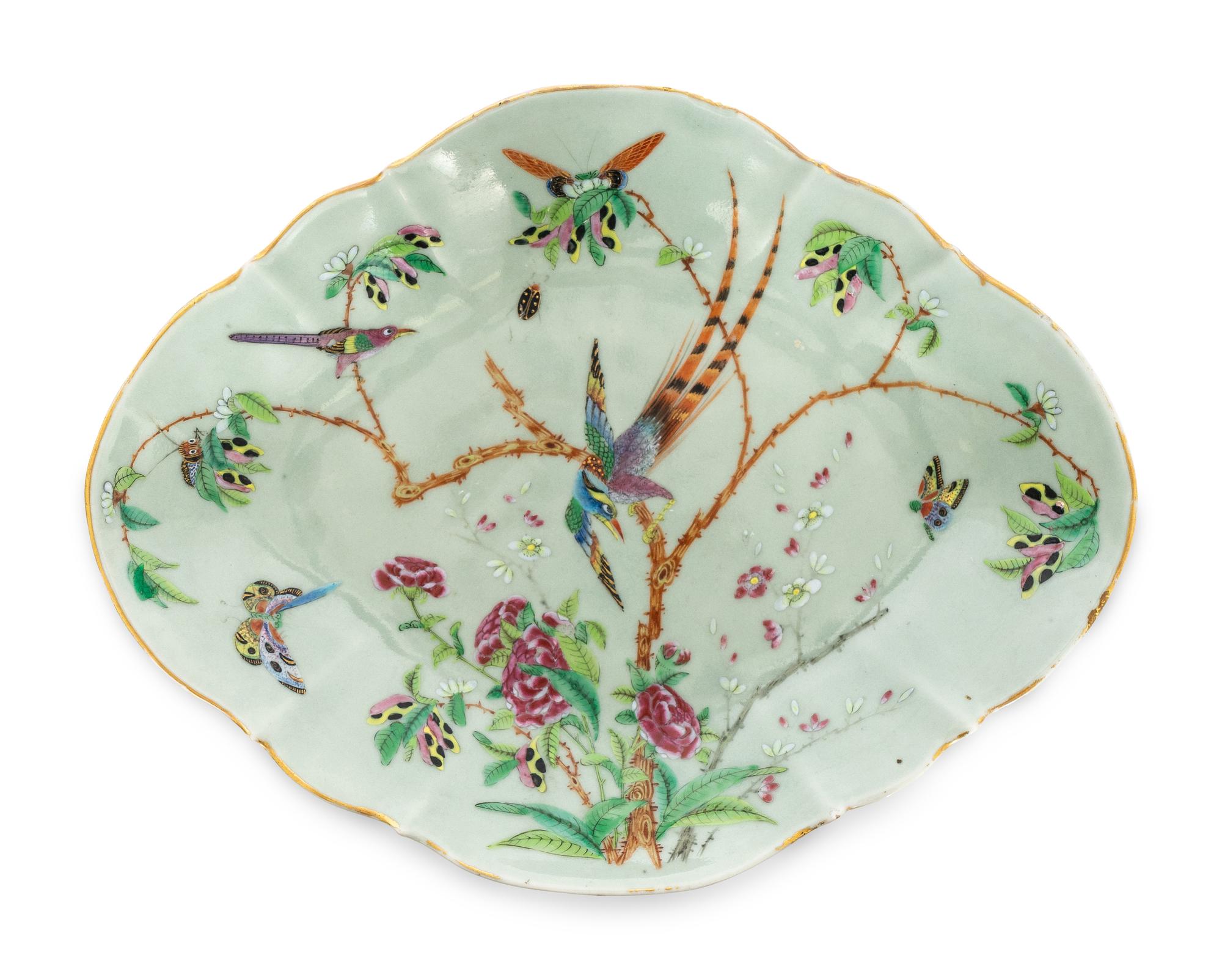 A Large Chinese Export Porcelain Tazza