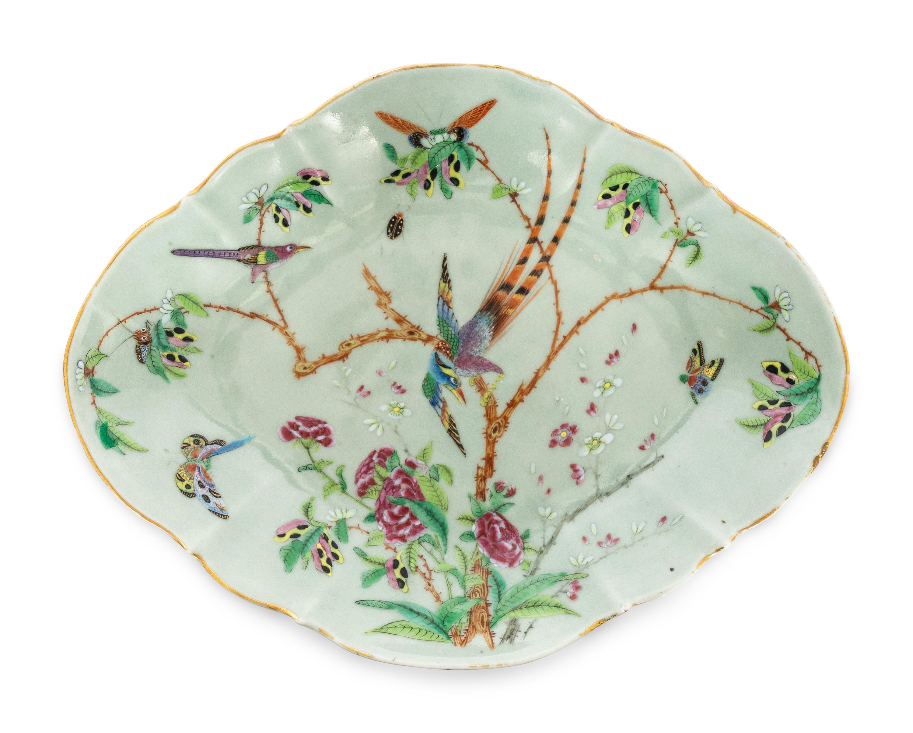 A Large Chinese Export Porcelain Tazza