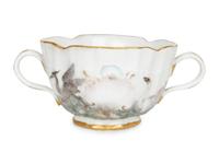 A Meissen "Swan" Teacup and Saucer — 19TH/20TH CENTURY