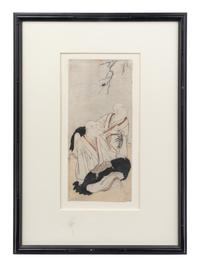 Two Ukiyo-E School Woodblock Prints
