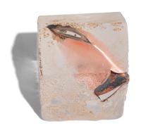 Three Groups of frosted glass sculptures