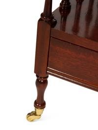 A Turned Mahogany Canterbury