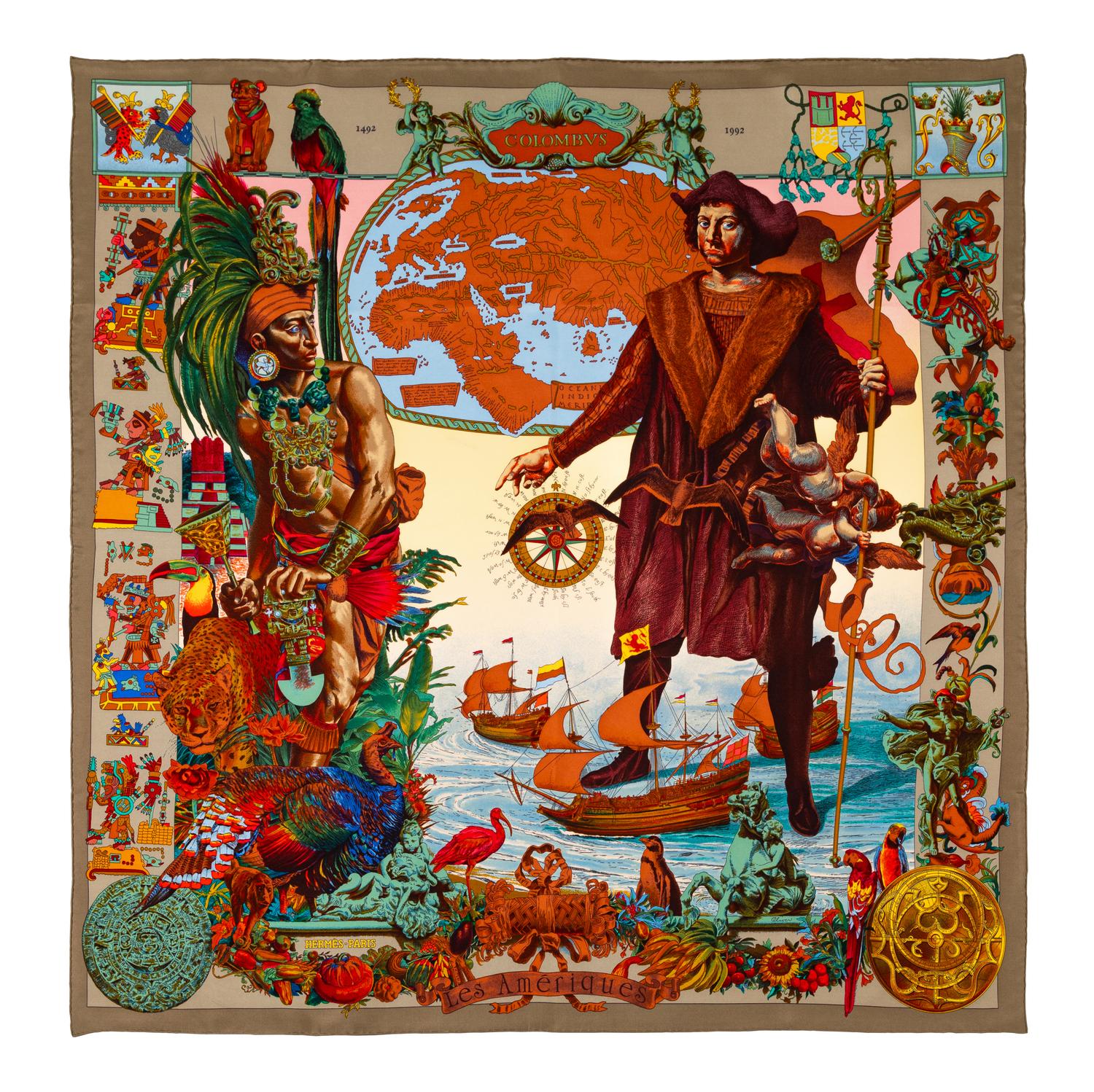 Hermès 90cm Silk Scarf