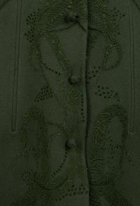 Chado Ralph Rucci Green Cashmere Coat, 1990-2000s