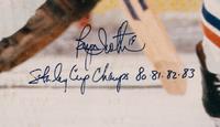 A Group of Hockey Hall of Fame Signed Autographs Featuring Wayne Gretzky and Mario Lemieux