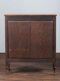 A Federal Inlaid and Turned Cherrywood Chest of Drawers