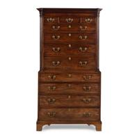 A George III Mahogany Chest-on-Chest