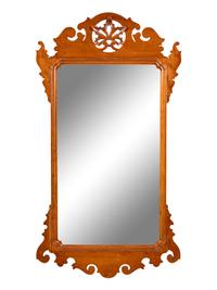A Chippendale Style Mahogany Mirror