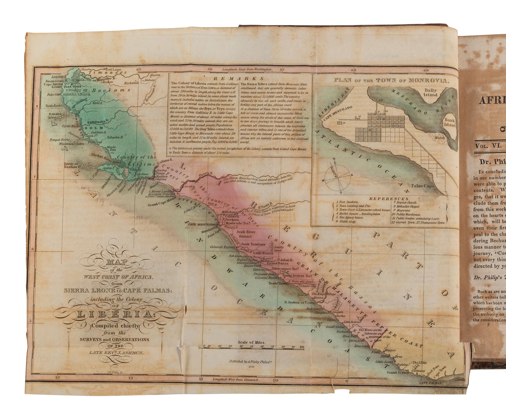 [ENSLAVEMENT]. The African Repository , and Colonial Journal. Vol. VI. Washington: 1831.