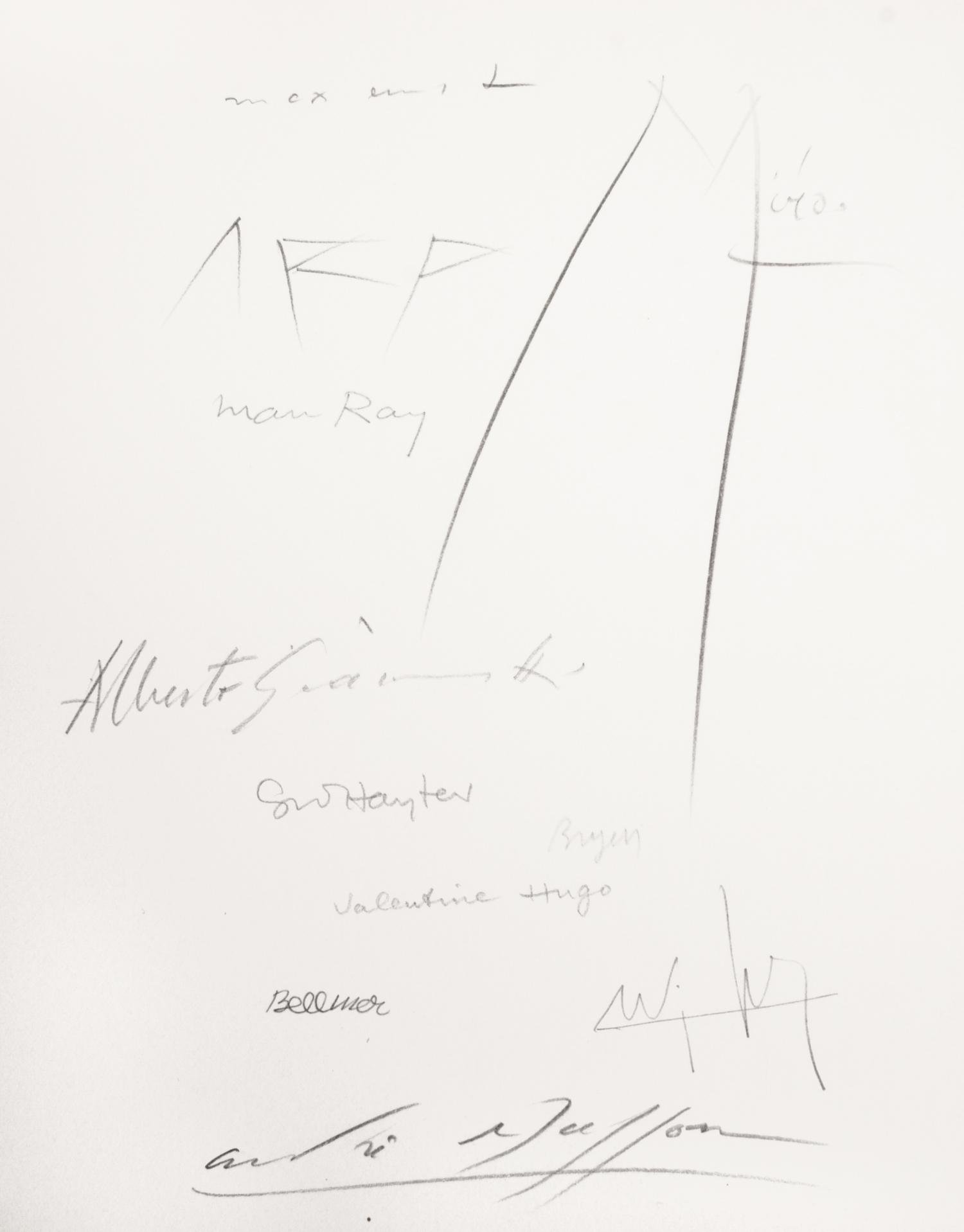 CREVEL, RENE. Feuilles eparses. Paris, 1965. Limited, signed by numerous artists.