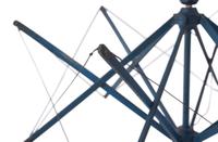 A Blue Painted Collapsible Yarn Winder