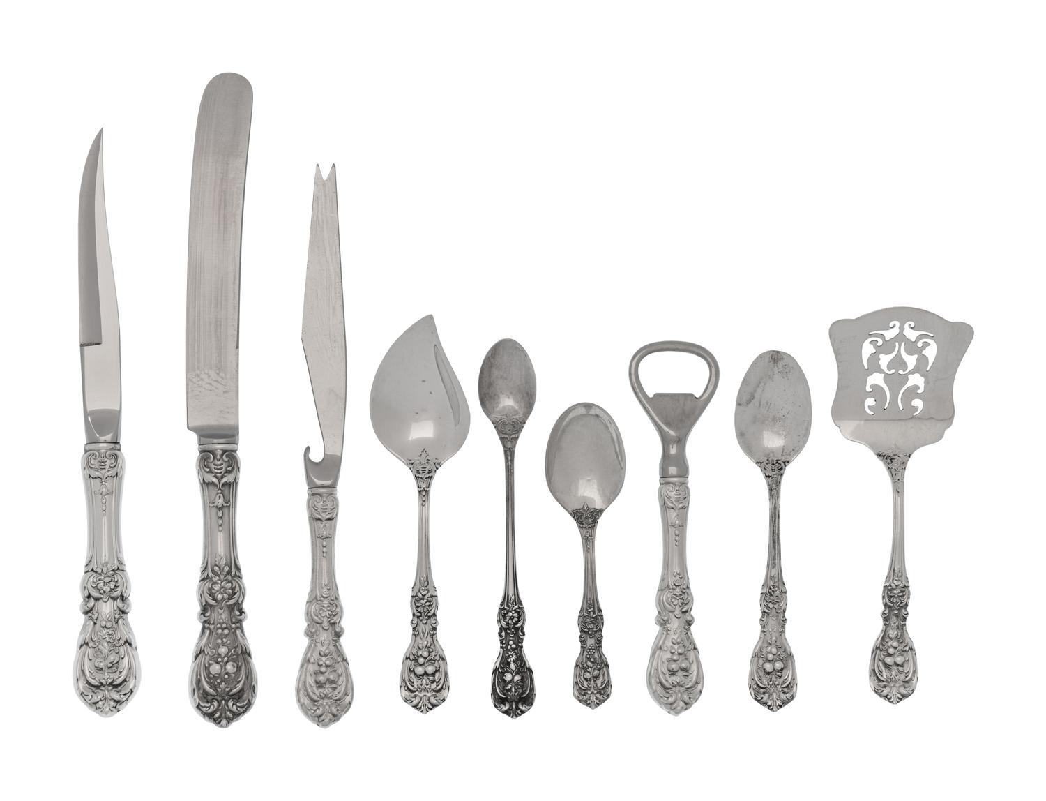 A Reed & Barton Francis I Silver Flatware Service