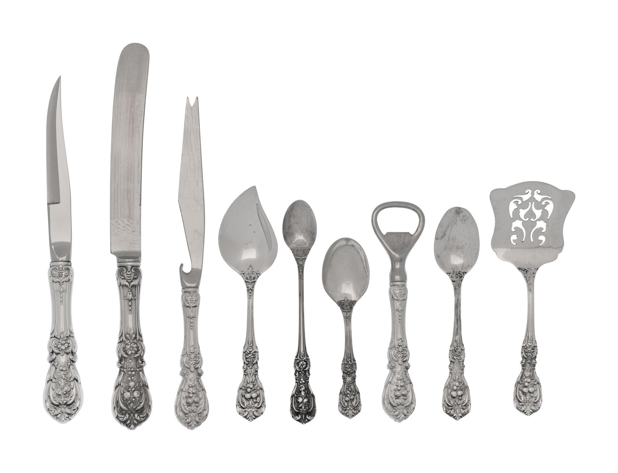 A Reed & Barton Francis I Silver Flatware Service