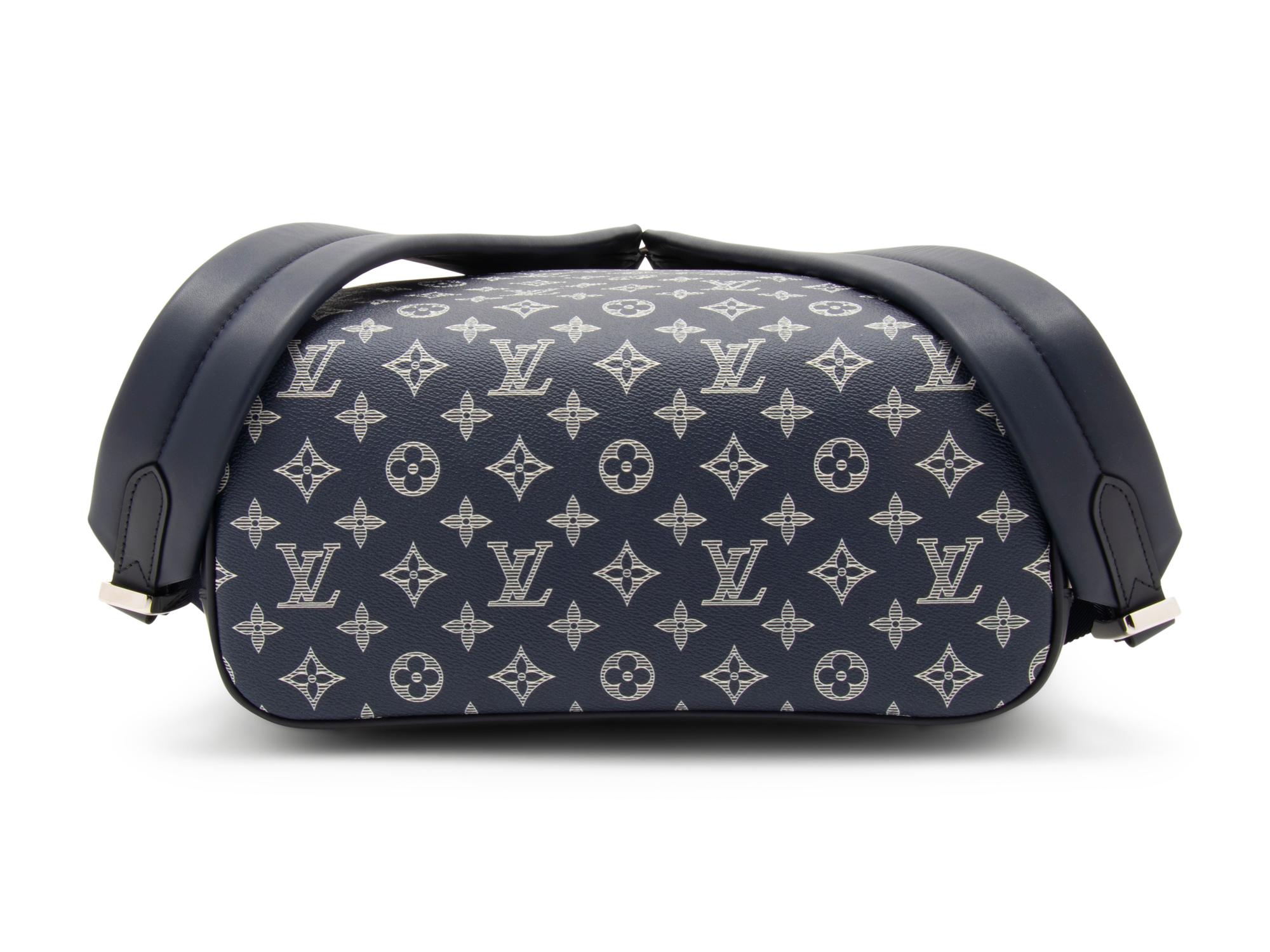 Louis Vuitton Limited Edition Chapman Steamer Backpack in Monogram Savane Canvas with Elephant Print, Chapman Brothers, Spring Summer 2017