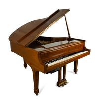 A Model M Steinway Walnut Cased Piano — 20TH CENTURY