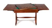 An Italian Mahogany Game Table