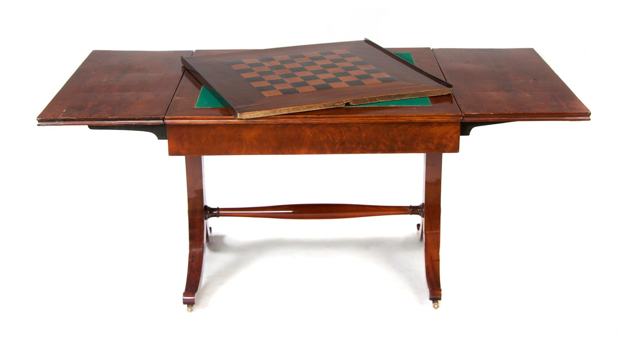 An Italian Mahogany Game Table
