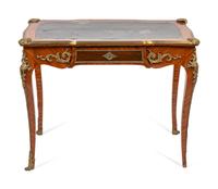 A Louis XV Style Bronze-Mounted Rosewood Table à Ecrire