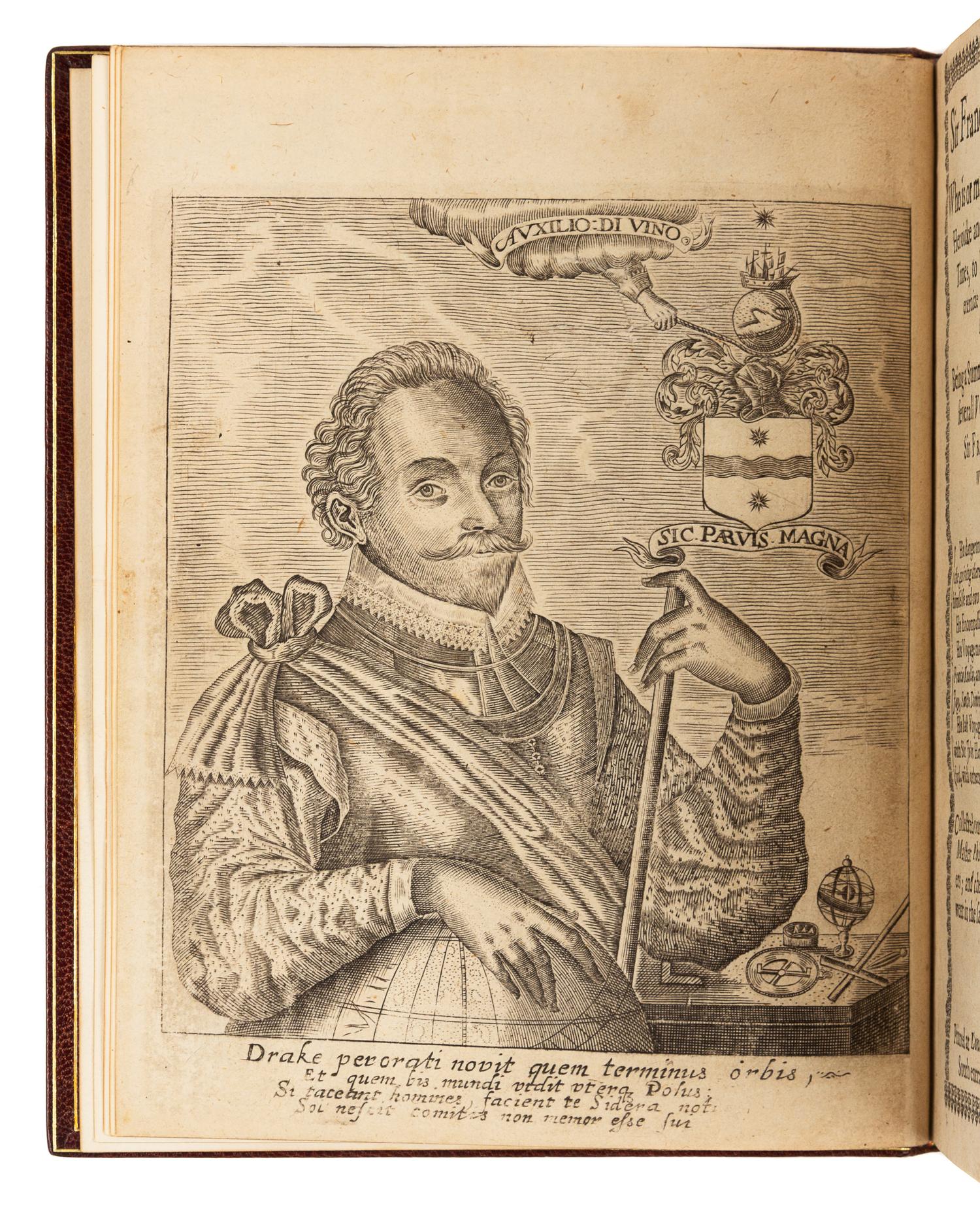 DRAKE, Francis, Sir (1540?-1596). Sir Francis Drake Revived. Who is or may be a Pattern to stirre up all Heroicke and active Spirits of