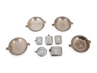 A Collection of Nine English Silver Smoking Accessories — 19TH/20TH CENTURY