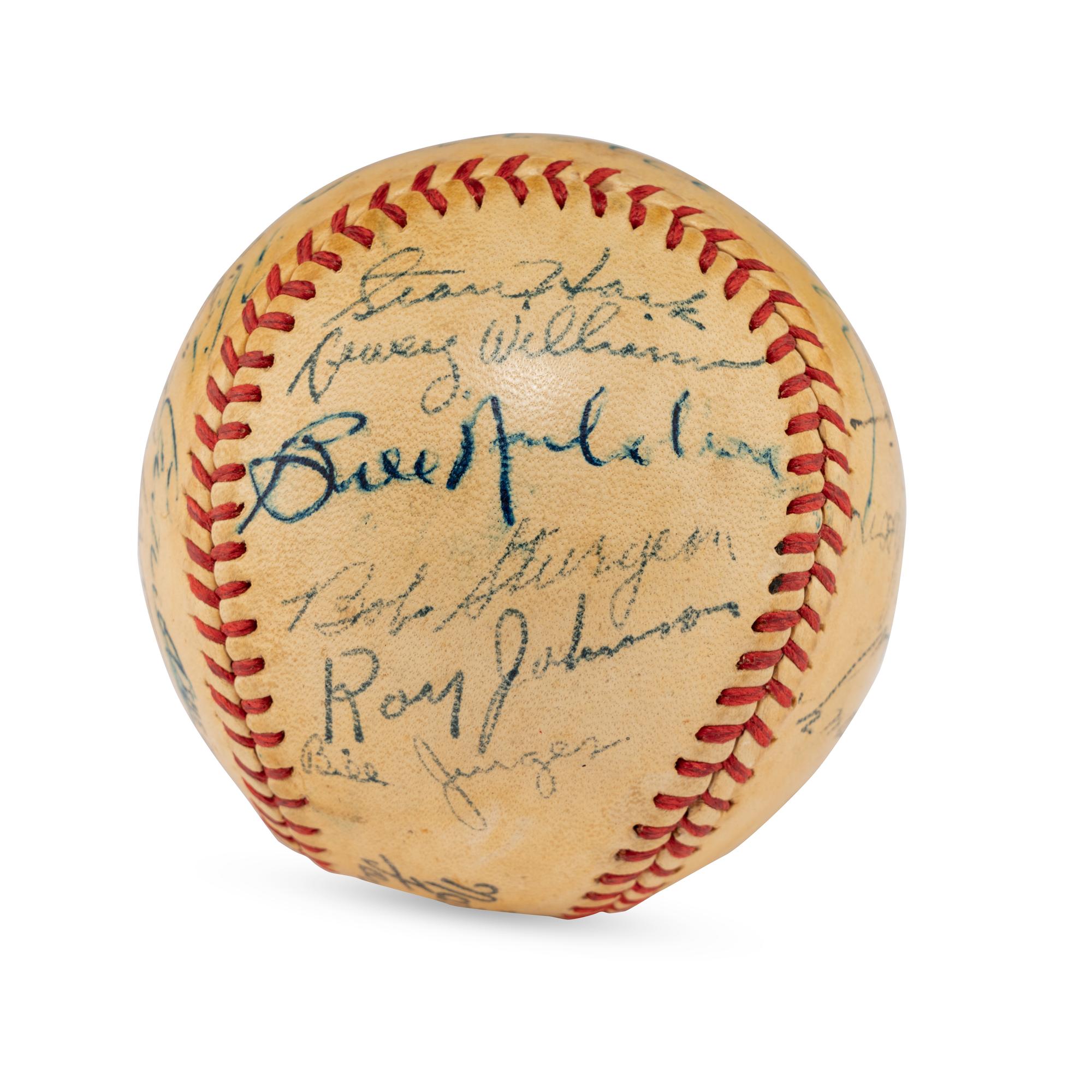 A 1947 Chicago Cubs Team Signed Autograph Baseball