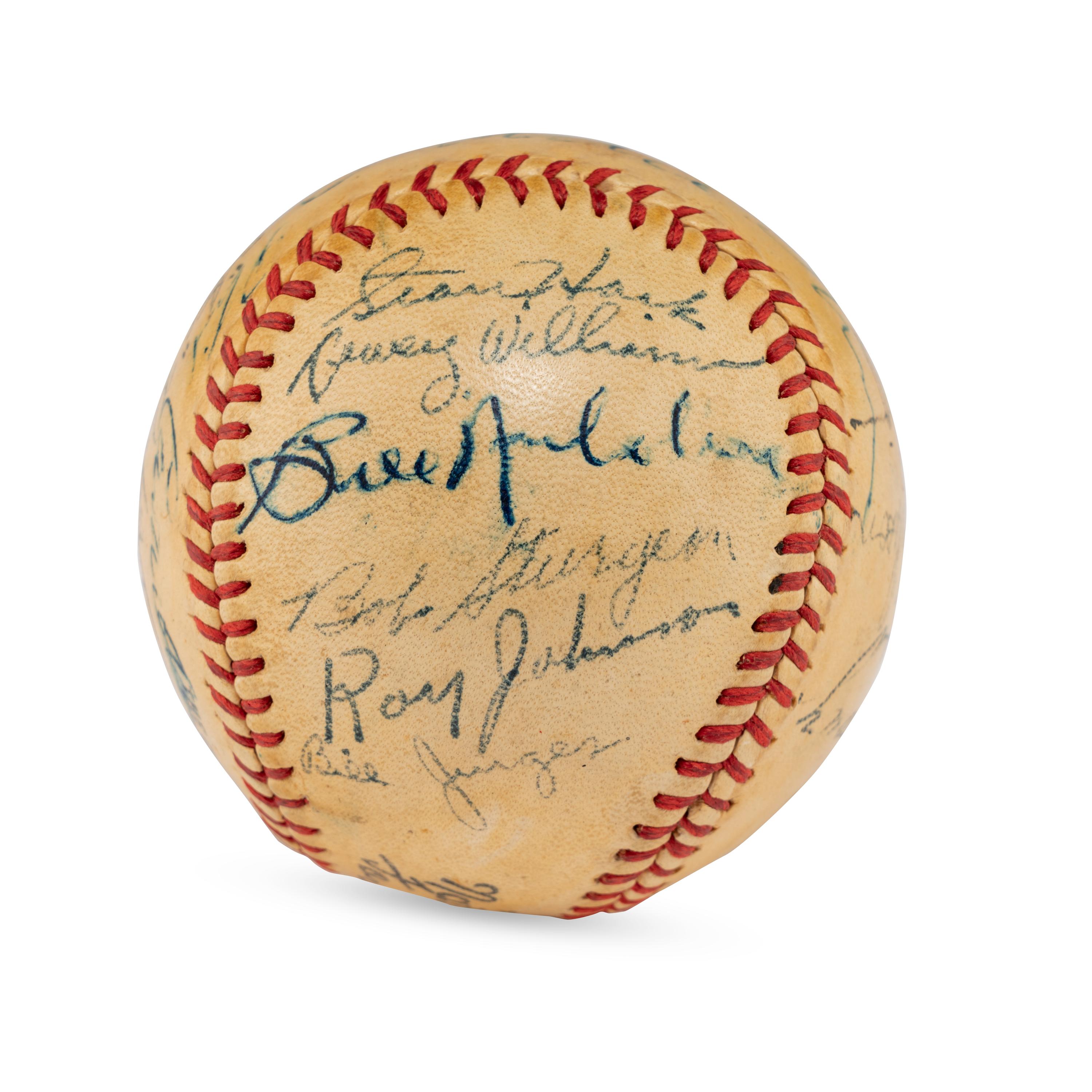 A 1947 Chicago Cubs Team Signed Autograph Baseball