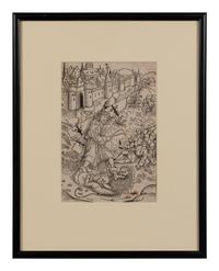 A group of four engravings depicting religious imagery