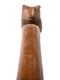 Haudenosaunee Maple Sugar Paddle, with Bear Effigy