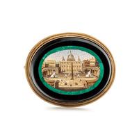 VICTORIAN, MICROMASAIC BROOCH
