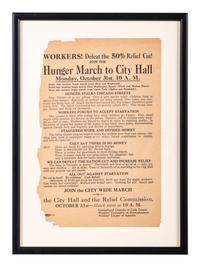 [LABOR] -- [SOCIAL JUSTICE]. Ephemera documenting twentieth-century social justice and worker's movements, comprising: