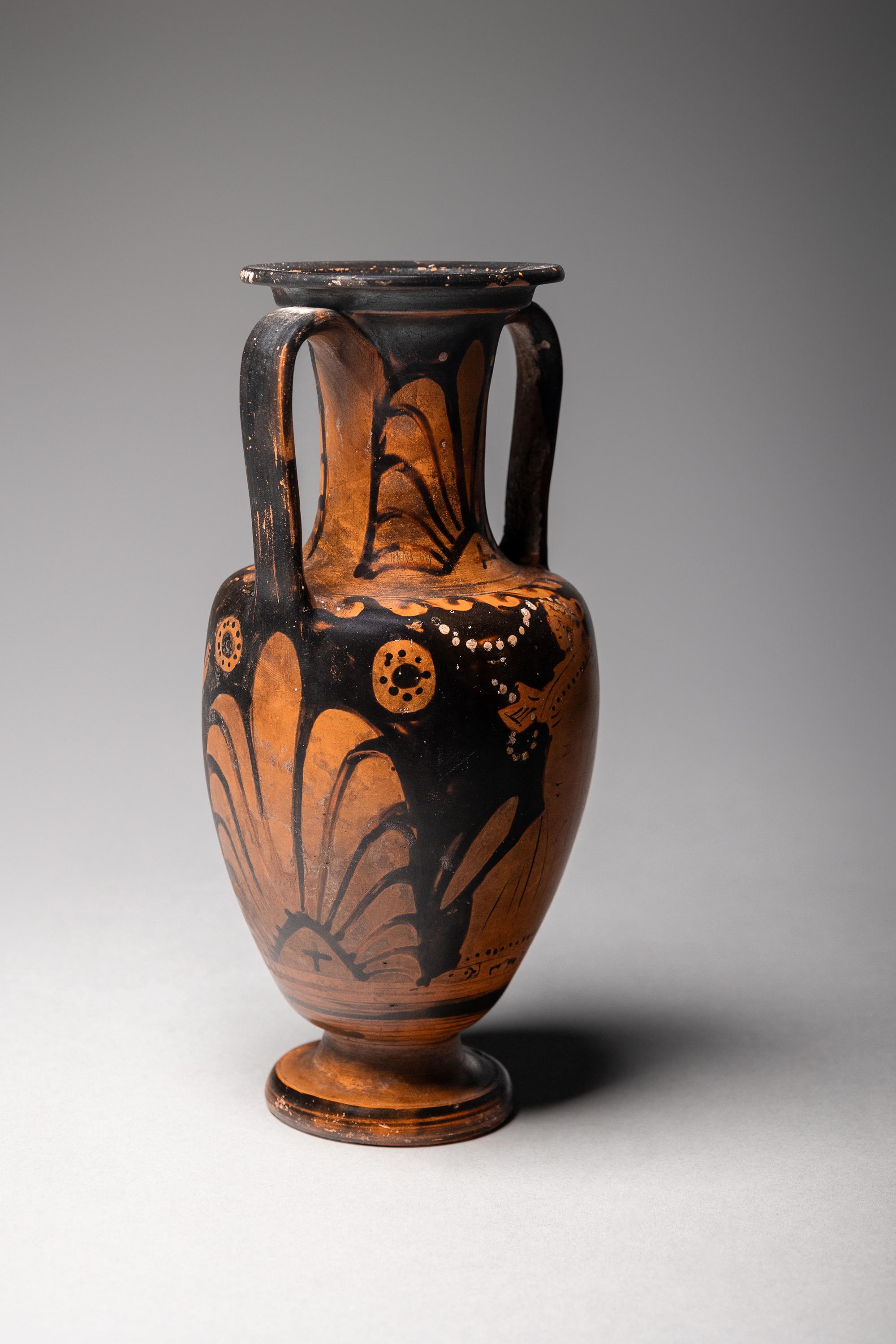 A Campanian Red-Figured Neck Amphora