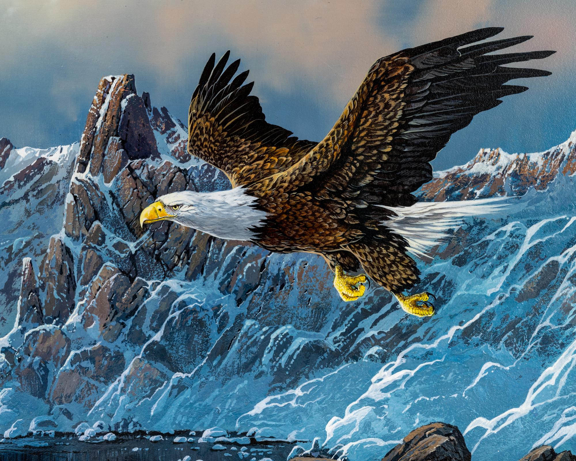 Eagles on Glacier Bay
